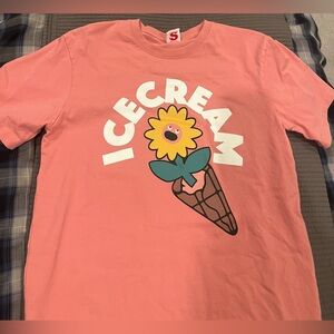 Pink ice cream graphic shirt